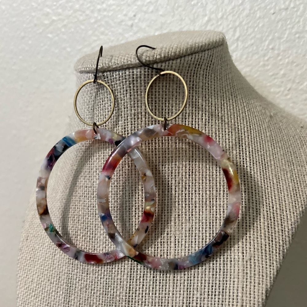 Multicolor Hoop Earrings